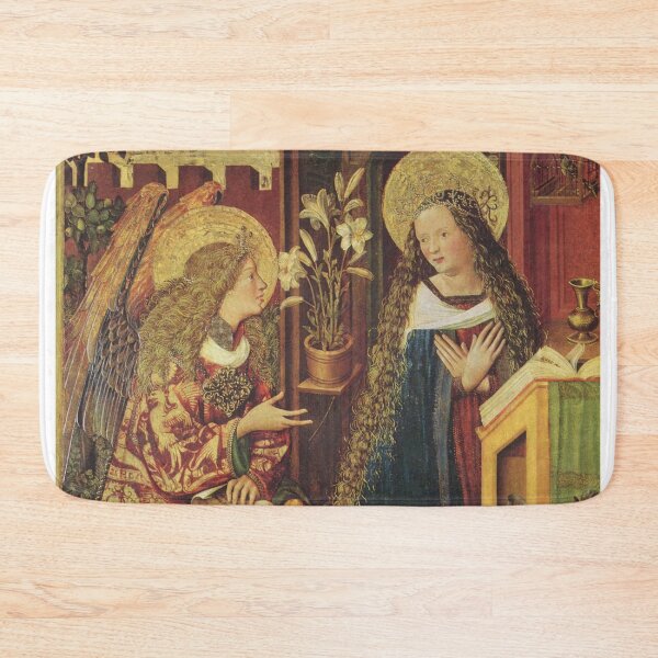 Item preview, Bayerischer Meister - The Annunciation - Circa 1500 designed and sold by CrankyOldDude.
