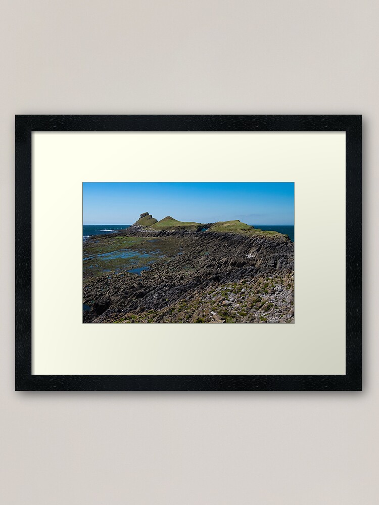 Alternate view of Worm's Head, Gower Framed Art Print