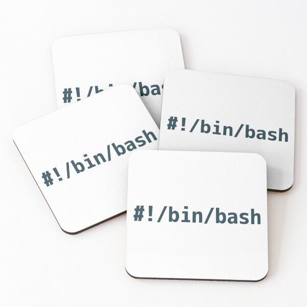 Item preview, bin bash Design for Command Line Hackers Cooling Blue Text designed and sold by geeksta.