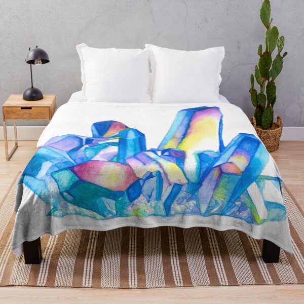 Item preview, Watercolor Rainbow Crystal Cluster  designed and sold by andrea262.