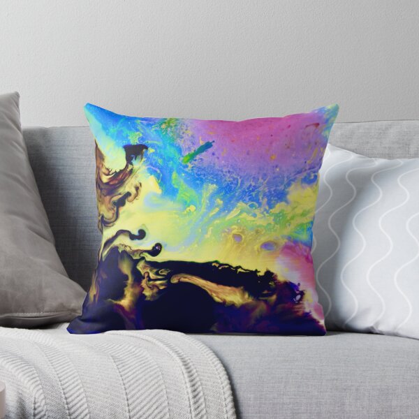 Magie abstraite 7 Throw Pillow