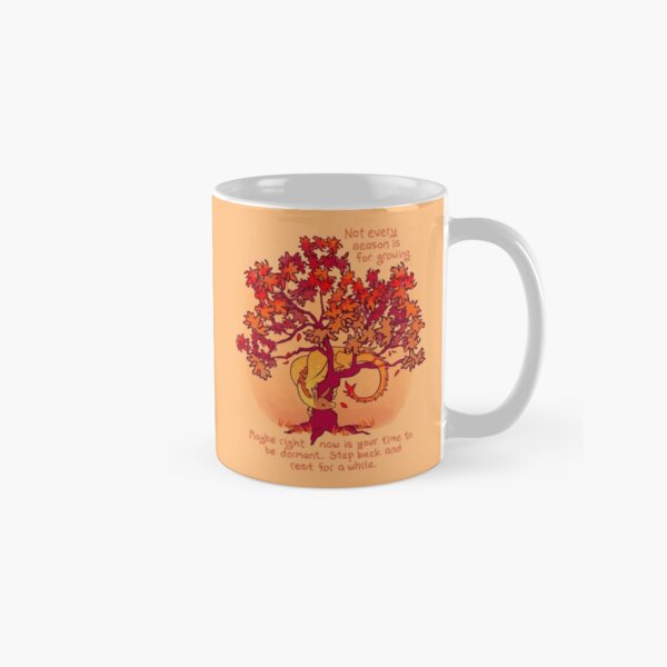 Item preview, "Not Every Season is For Growing" Fall Dragon Forest Spirit designed and sold by thelatestkate.