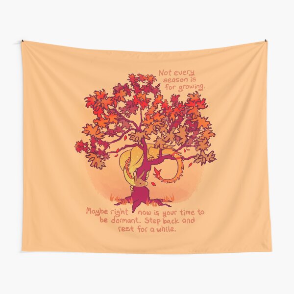 Item preview, "Not Every Season is For Growing" Fall Dragon Forest Spirit designed and sold by thelatestkate.