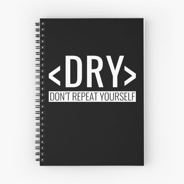 Artikelvorschau, Nicht wiederholen, DRY-Prinzip entworfen und verkauft von HighBrowDesigns.