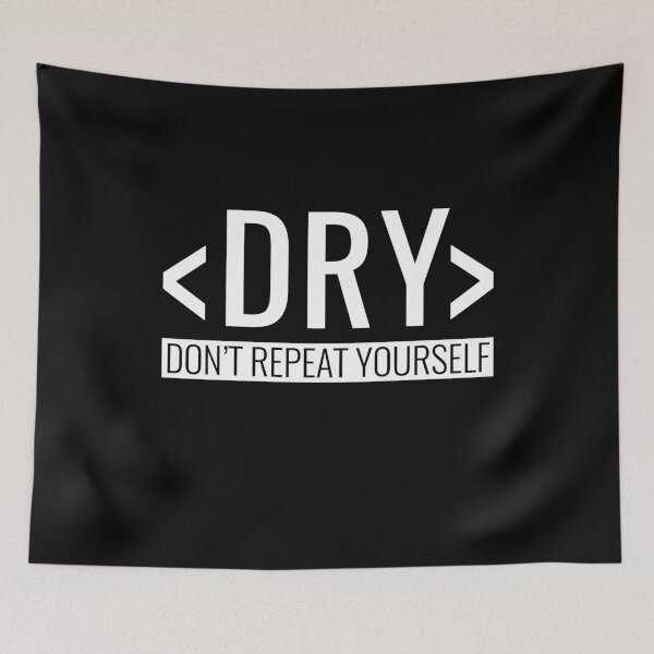 Item preview, Do Not Repeat yourself, DRY Principle designed and sold by HighBrowDesigns.