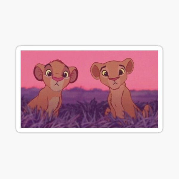 "Lion King " Sticker for Sale by keileigh Redbubble
