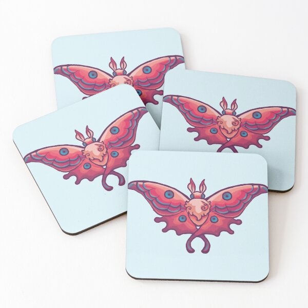 Item preview, Red Moth designed and sold by RobainaDesigns.