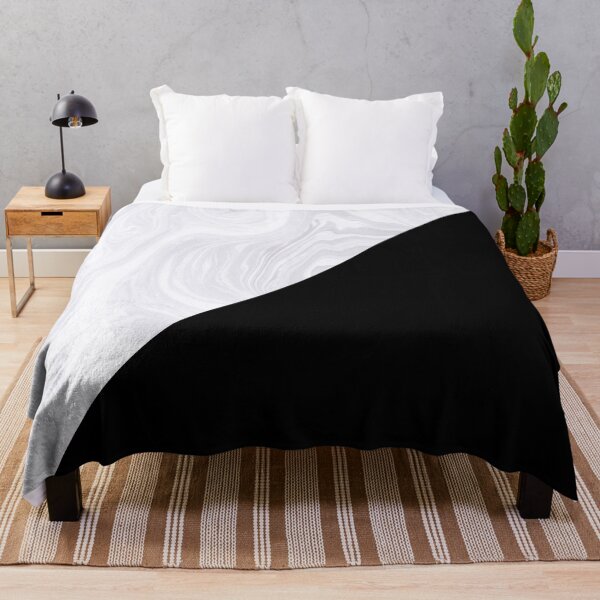 Item preview, Black and White Marble Minimal Geometric designed and sold by Julie Erin Designs.