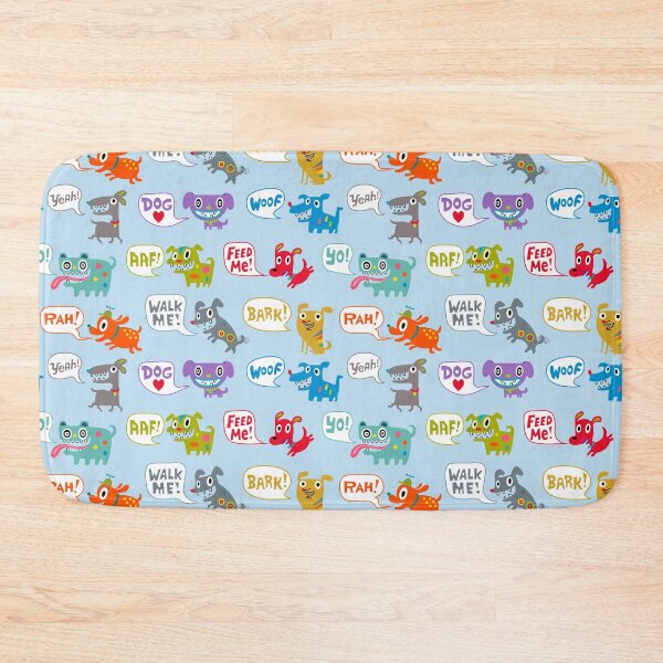 Item preview, Dog Days blue designed and sold by Andi Bird.
