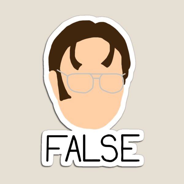 Item preview, Dwight Schrute "False" designed and sold by Sara Bee.