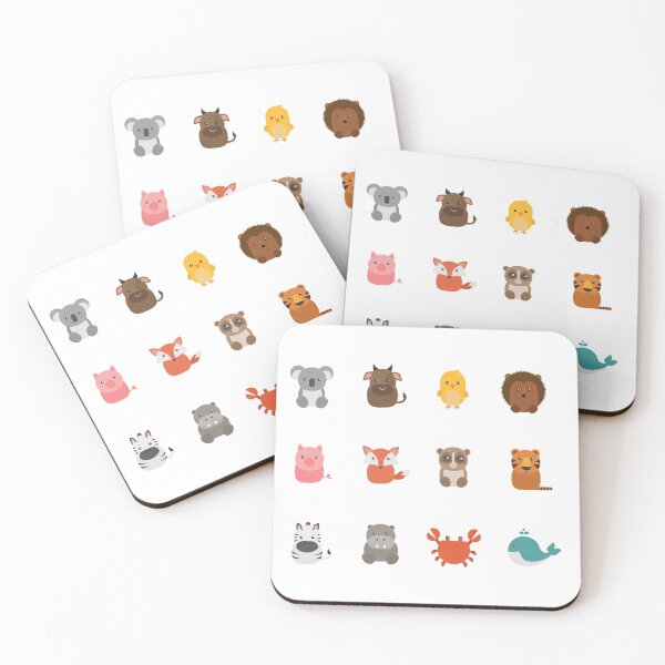 Item preview, Itty Bitties Animals Stickers for Journals / Planners / Scrapbooking designed and sold by Pink Pineapple Works.