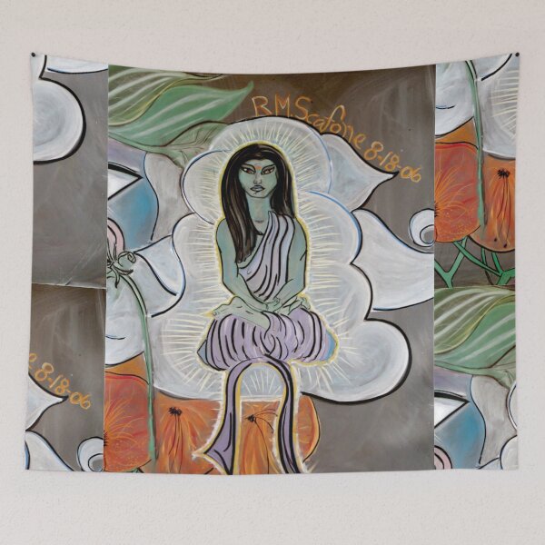 Item preview, Cloud Yogi (from Chalk Meditation #10) designed and sold by InfinitePathArt.