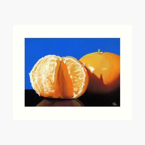 clementine oranges- still life painting Art Print