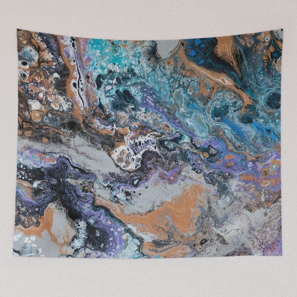 Item preview, Molten Time Flow Art (Acrylic on canvas) designed and sold by David Pringle.