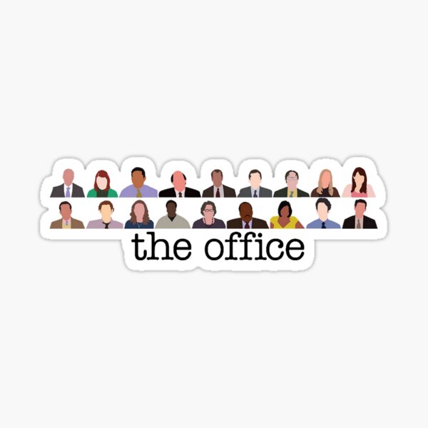 The Office Characters Sticker