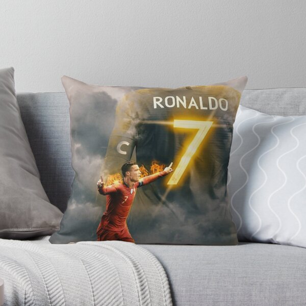 cristiano ronaldo drip jacket in italy Throw Pillow by Sebastolov