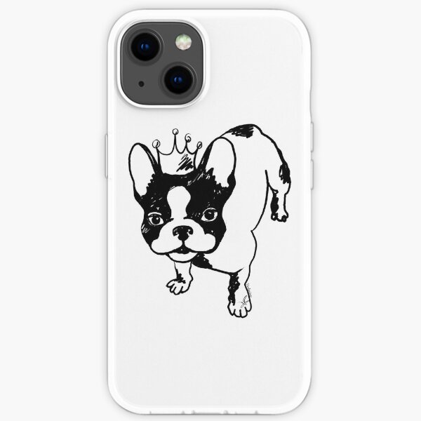 French bulldog Funda blanda para iPhone