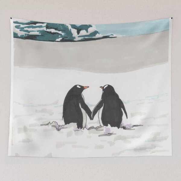 Item preview, Penguins in love designed and sold by Pendientera.