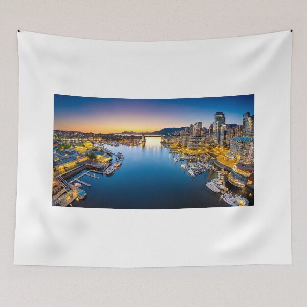 Item preview, Night view of Burrard bridge, False Creek, Downtown Vancouver designed and sold by harodocore.