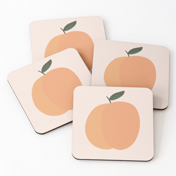 Item preview, Cute Peach Emoji designed and sold by Mazie Kate.
