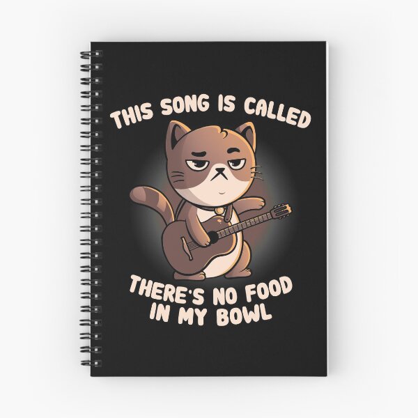 Item preview, Cat Song - Cute Hungry Kitty Gift designed and sold by EduEly.