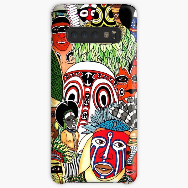 #258 - NATHALIE LE RICHE - ART and GIFTS - PAPUA NEW GUINEA CULTURE and TRIBES - Unique PNG Culture I Samsung Galaxy Snap Case