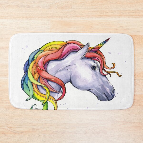 Item preview, Unicorn With Rainbow Mane designed and sold by Olga Shvartsur.