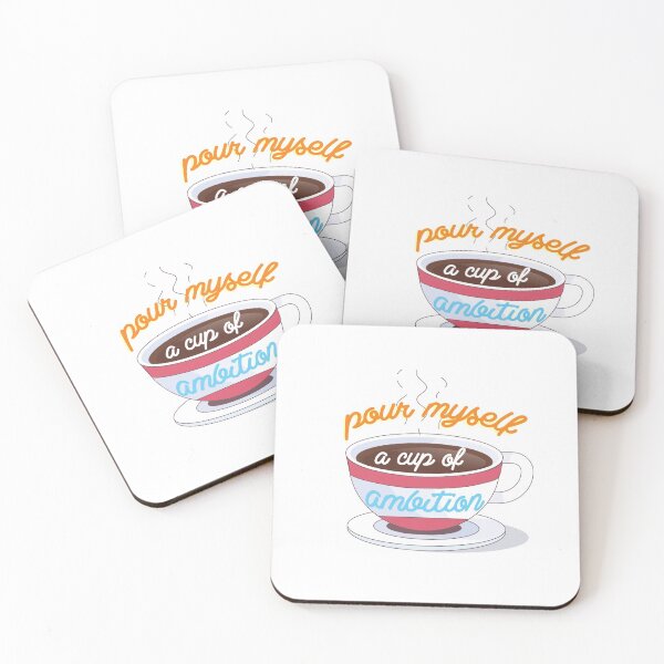 Item preview, 9-5 "Cup of Ambition" Sticker designed and sold by anapplease.