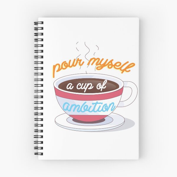 Item preview, 9-5 "Cup of Ambition" Sticker designed and sold by anapplease.