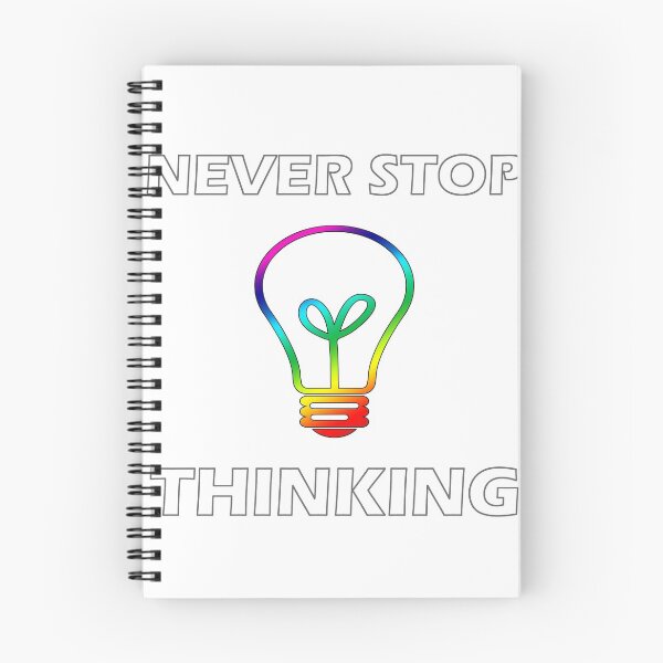 Item preview, Never Stop Thinking Rainbow Light Bulb designed and sold by Adventure-Craft.