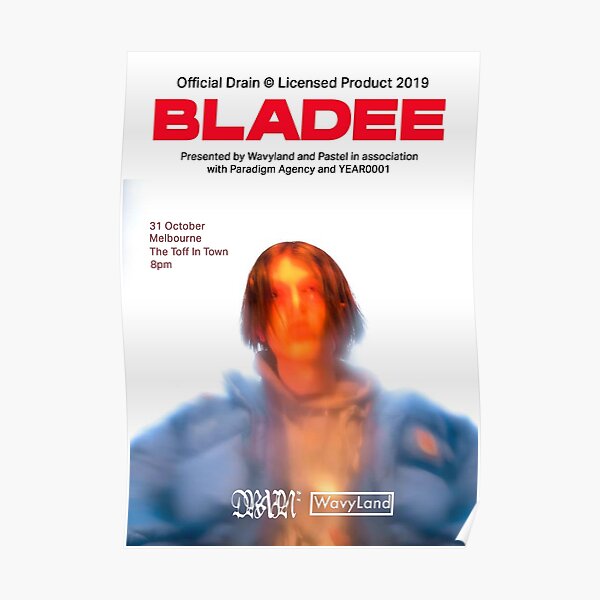 bladee drain gang poster Poster