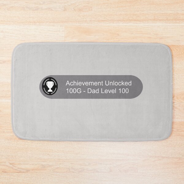 Item preview, Gamer Dads Achievement Unlocked Dad Level 100 Video Game Player designed and sold by ReliableSupply.