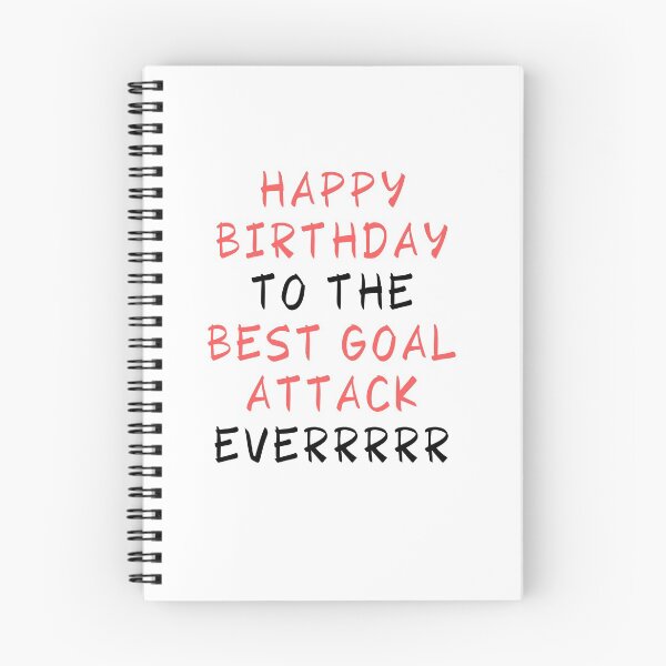 Item preview, Happy Birthday Netball Goal Attack designed and sold by lisamayturner.