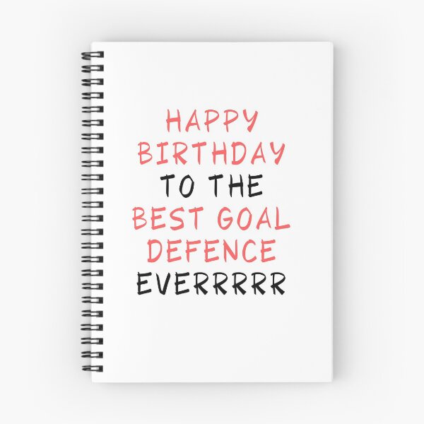 Item preview, Happy Birthday Netball Goal Defence designed and sold by lisamayturner.