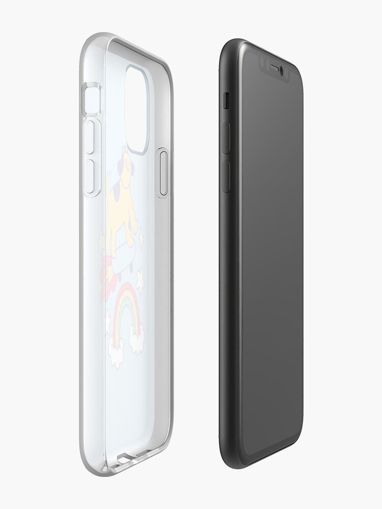 Alternate view of Dog Flying On A Skateboard iPhone Case & Cover