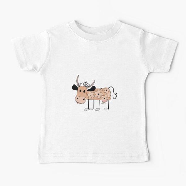 Happy Vibrations My Little Cow Baby T-Shirt