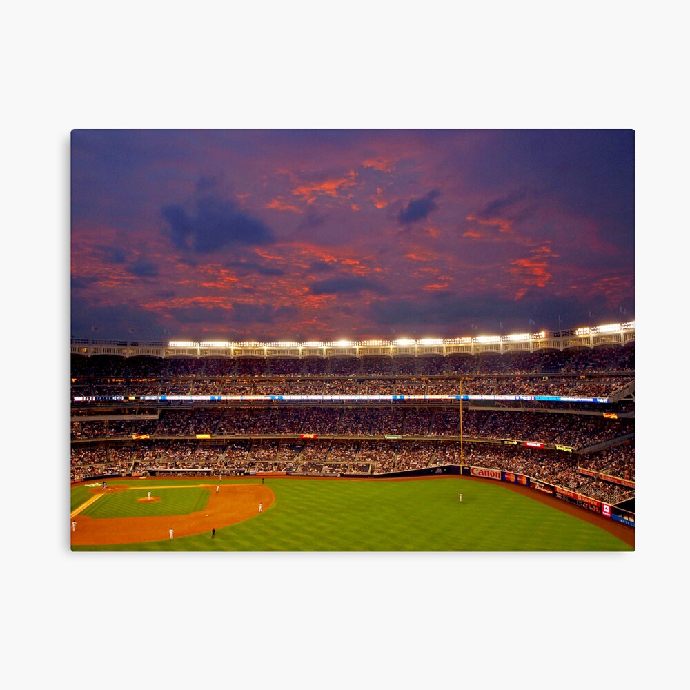 Beautiful sunset over Yankee Stadium - New York Yankees