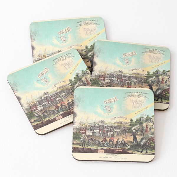 Item preview, The Broad and the Narrow Road - North American Edition 1855 designed and sold by Pictures With A Message.