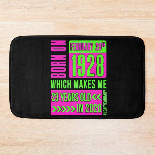 Item preview, 1928 - 28 - 23 years old PINK #leapyearbaby Girls and Womens Leaper Leapling Leap Year Birthday Gifts, Shirts, Tshirts designed and sold by GabiBlaze.