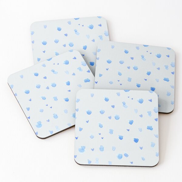 Item preview, Blue drops with skyblue background designed and sold by hanamomo.