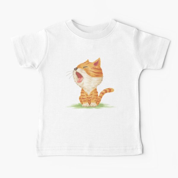 Tabby to yawn Baby T-Shirt