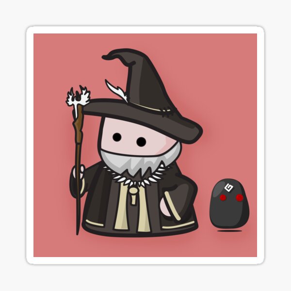  Wizard Icon - BDO Sticker by sarah-davies Redbubble