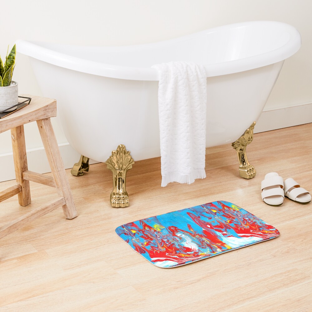 Item preview, Bath Mat designed and sold by RadCreative.