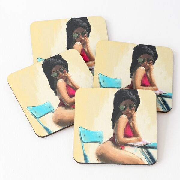 Women in Towels I - Kuty Coasters (Set of 4)