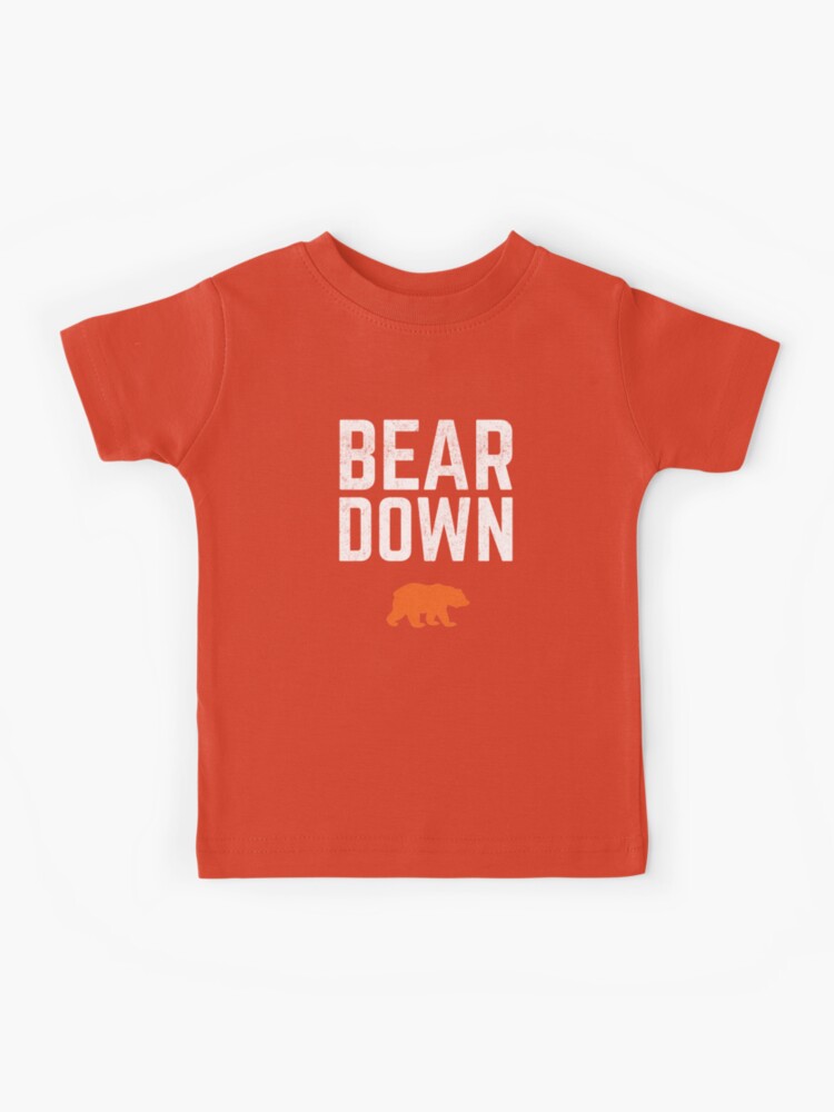 Chicago Bears Kids T-shirt Bear Down Youth Shirt 