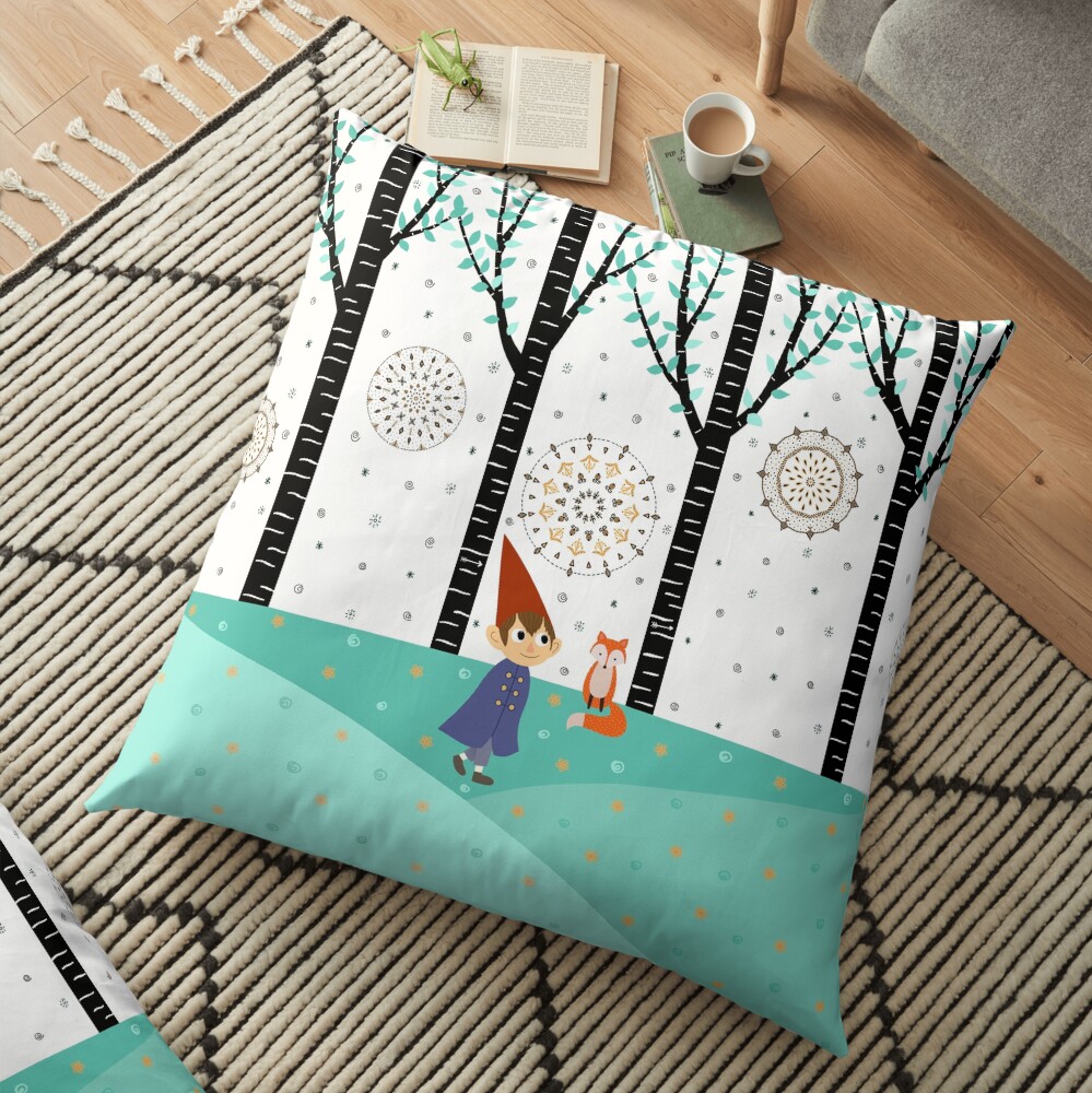 Over The Garden Wall - Wirt Floor Pillow