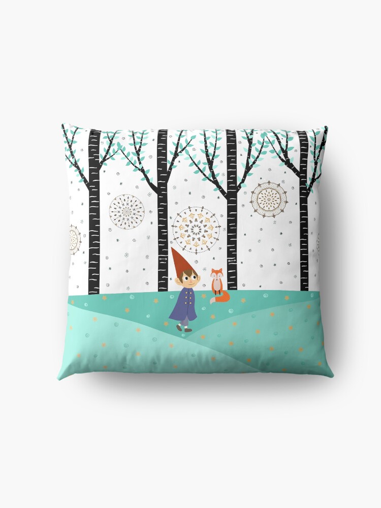 Alternate view of Over The Garden Wall - Wirt Floor Pillow