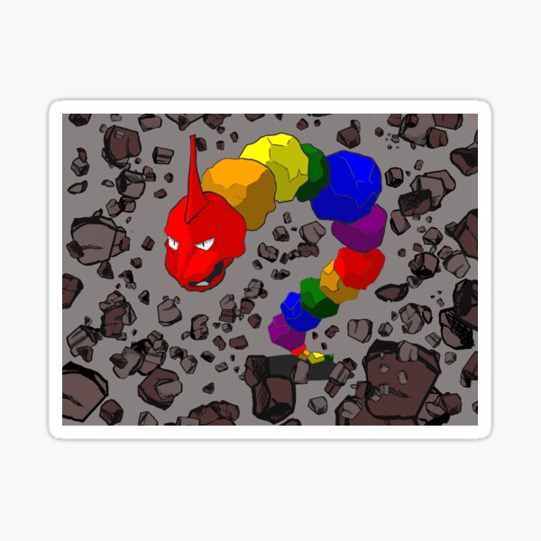 Rainbow Onyx Pride Pokemon Sticker