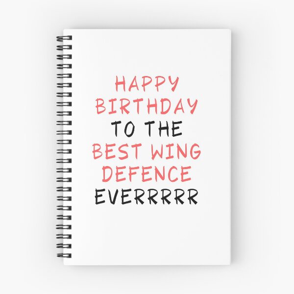 Item preview, Happy Birthday Netball Wing Defence designed and sold by lisamayturner.
