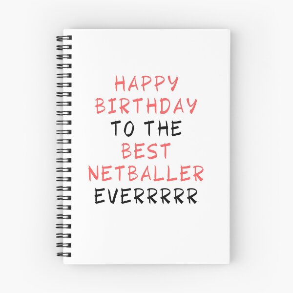 Item preview, Happy Birthday Netballer designed and sold by lisamayturner.